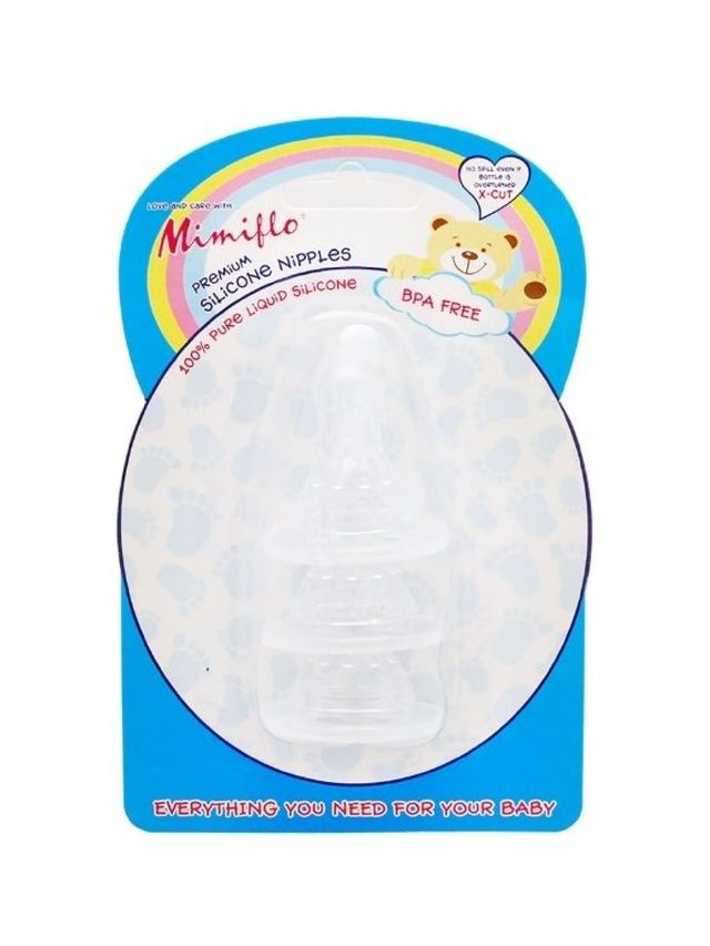 Mimiflo Standard Silicone Nipple (Set of 3) edamama